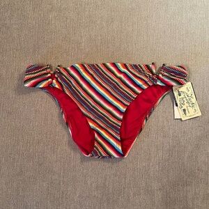 NEW * Lucky Brand Swimsuit Bikini Swim Bottoms * Size L